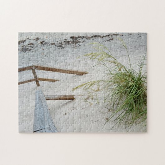 Beach Grass White Sand Dune Beach Legpuzzel (Horizontaal)