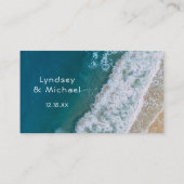 Beach Gratis Drink Voucher | Ocean Bar Token Visitekaartje (Achterkant)