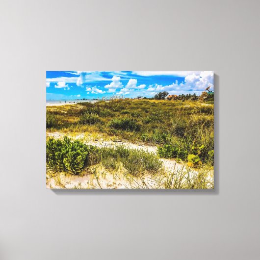 Beach Greens Canvas Afdruk (Voorkant)