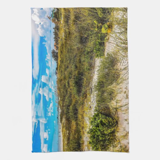 Beach Greens Theedoek (Verticaal)