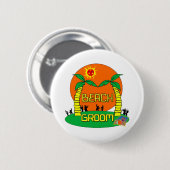 Beach Groom Button (Voorkant /achterkant)