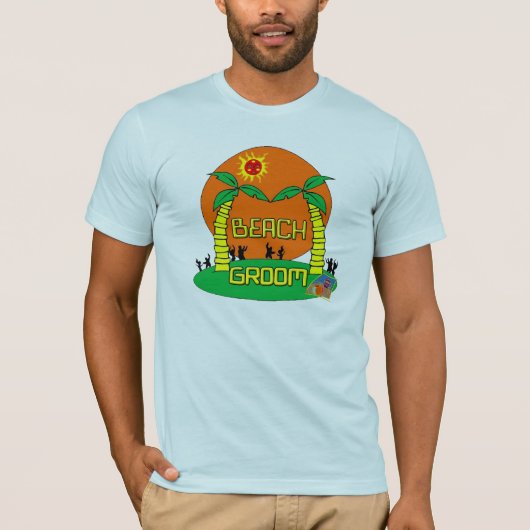 Beach Groom T-shirt (Voorkant)
