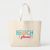 Beach Grote Tote Bag (Voorkant)