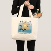 Beach Grote Tote Bag (Voorkant (product))