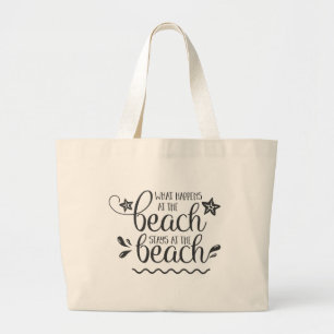 Beach Grote Tote Bag