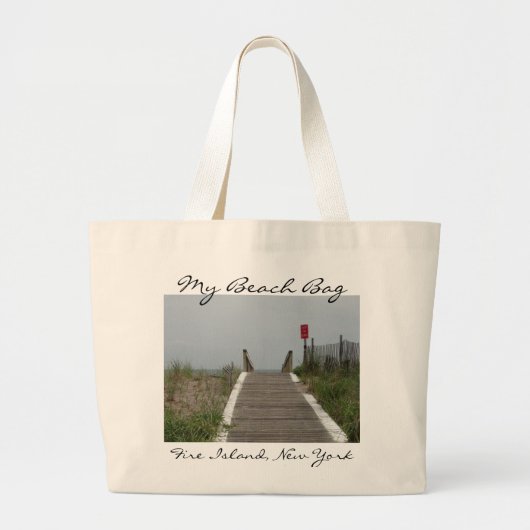 Beach Grote Tote Bag (Voorkant)