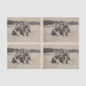 Beach Group 1920  foto Tissuepapier (Voorkant)