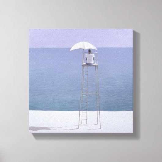 Beach guard 2004 canvas afdruk (Voorkant)