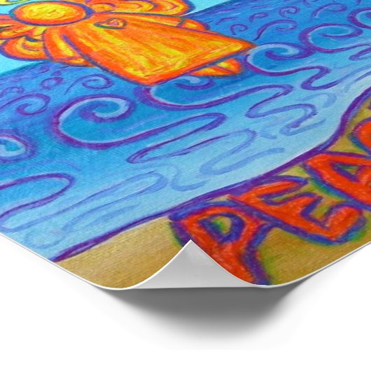 Beach Guardian Angel Custom Poster Art Prints (Hoek)