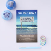 Beach Guest House Flyer (Enkel)