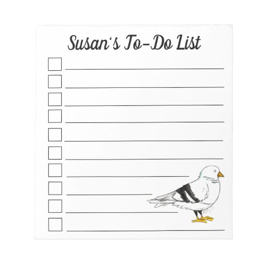 Beach Gull Seagull New York City Pigeon Bird Notitieblok (Voorkant)