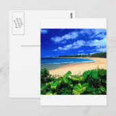 Beach Haena Kauai Hawaii Briefkaart (Voorkant / Achterkant)