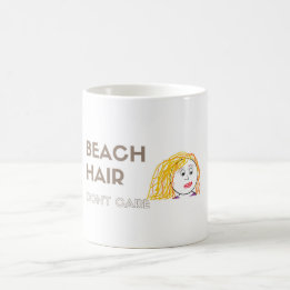 Beach Hair, geen zorg Koffiemok