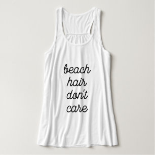 Beach Hair maakt het niet uit Tanktop