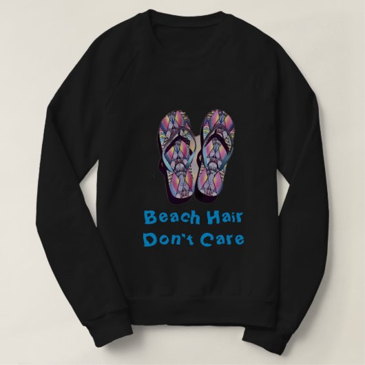 Beach Hair Sweatshirt (Design voorkant)