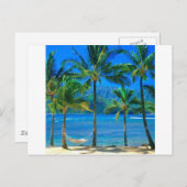 Beach Hammock Kauai Hawaii Briefkaart (Voorkant / Achterkant)