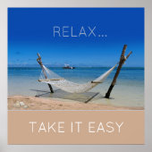 Beach Hammock Poster (Voorkant)
