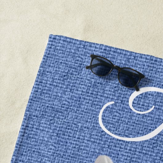 Beach handdoeken White Daisy (In situ)