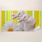 Beach handdoeken White Daisy (Voorkant)