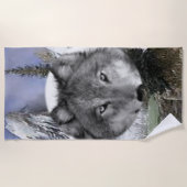 Beach-handdoeken Wolven Strandlaken (Voorkant)