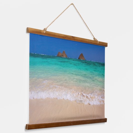 Beach Hangend Wandkleed (Gebogen)