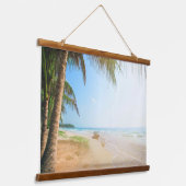 Beach Hangend Wandkleed (Gebogen)