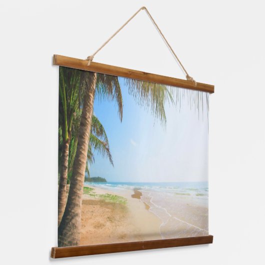 Beach Hangend Wandkleed (Gebogen)