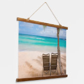 Beach Hangend Wandkleed (Gebogen)