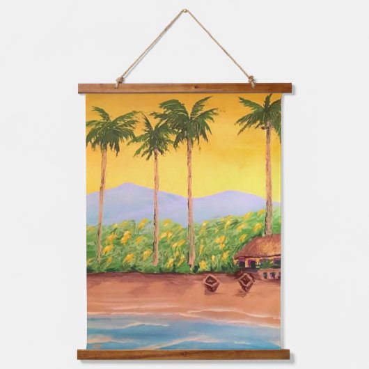 Beach Hangend Wandkleed (Voorkant)