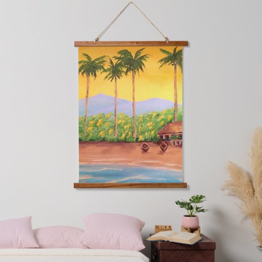 Beach Hangend Wandkleed (Slaapkamer)