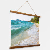 Beach Hangend Wandkleed (Gebogen)