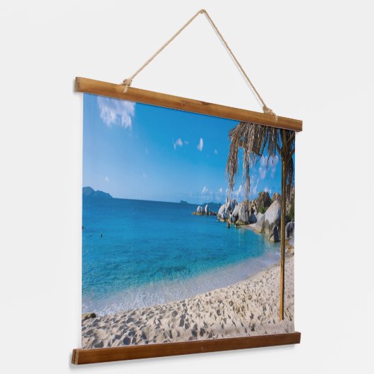 Beach Hangend Wandkleed (Gebogen)