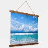 Beach Hangend Wandkleed (Gebogen)