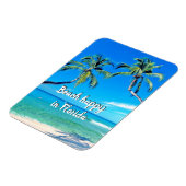 Beach happy in Florida magnet Magneet (Linkerzijde)