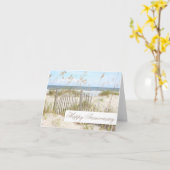 Beach Happy Jubileum Kaart (Gele Bloem)