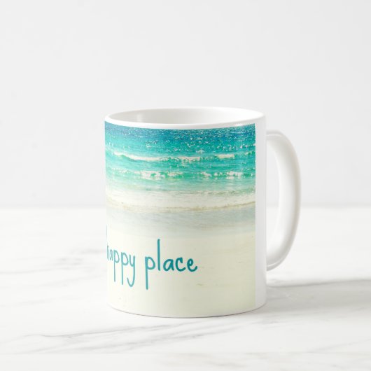 Beach Happy Place Mok (Voorkant rechts)