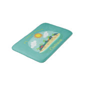 Beach Happy Place Thunder_Cove Badmat (Gekanteld)