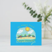 Beach Happy Place Thunder_Cove Briefkaart (Staand voorkant)