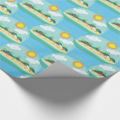 Beach Happy Place Thunder_Cove Cadeaupapier (Hoek)