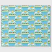 Beach Happy Place Thunder_Cove Cadeaupapier (Vlak)