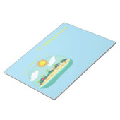 Beach Happy Place Thunder_Cove Notitieblok (Schuin)