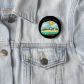 Beach Happy Place Thunder_Cove Ronde Button 5,7 Cm (In situ)