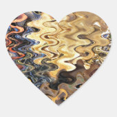 BEACH HART STICKER (Voorkant)