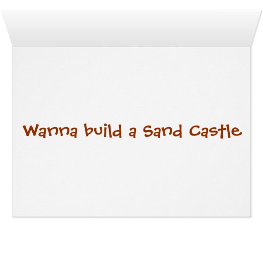 Beach hart zand (Binenzijde Horizontaal (Onderkant))