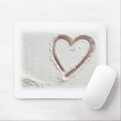 Beach hart zand muismat (Met muis)