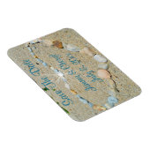 Beach hartstuk opslaan datum magneet (Rechterzijde)