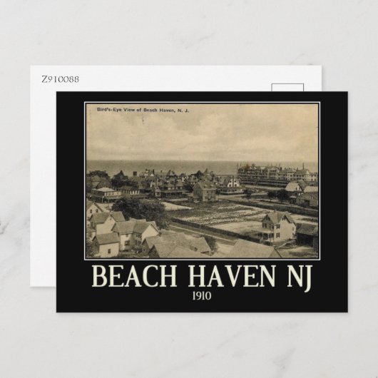 Beach Haven, New Jersey,  Briefkaart (Voorkant / Achterkant)