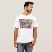 Beach Haven, New Jersey - grote brievenbussen T-shirt (Voorkant volledig)