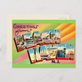 Beach Haven NJ Groeten Ansichtkaart Briefkaart (Voorkant / Achterkant)