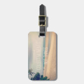 Beach Hawaii | Momenten verzamelen geen dingen Bagagelabel (Voorkant verticaal)